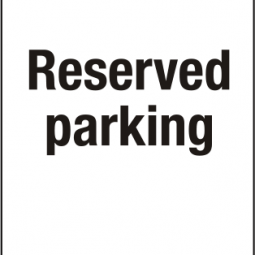 Reserved Parking