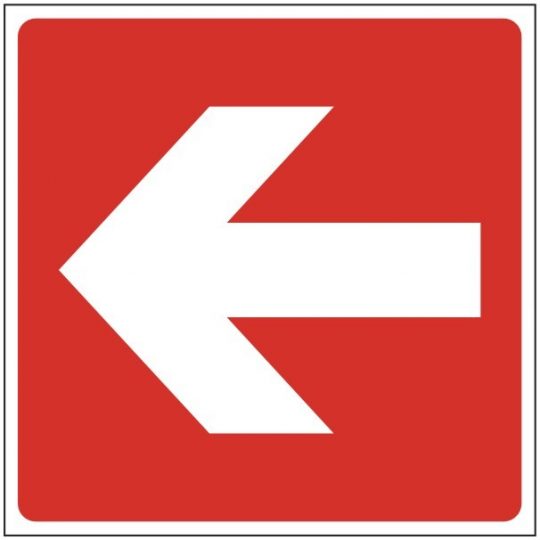Fire Exit Arrow
