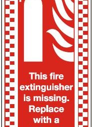 Fire Extinguisher Missing