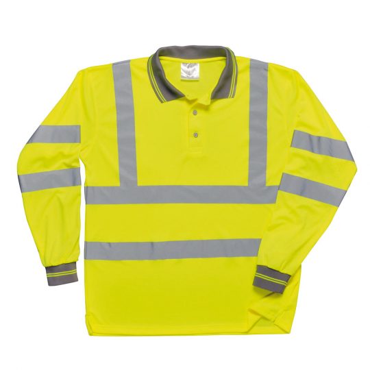 HiVis Polo Long Sleeve