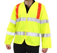 HiVis Long Sleeved Vest Red Band