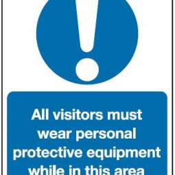 All Visitors Must Wear PPE