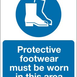 Protective Footwear Must Be Worn