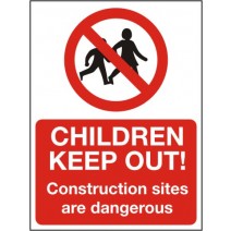 Children Keep Out Construction Site
