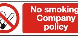 No Smoking - Company Policy