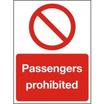 Passengers Prohibited