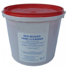 Red Beaded Hand Cleaner