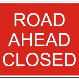 Road Ahead Closed