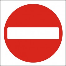 No Entry Circle