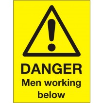 Danger Men Working Below