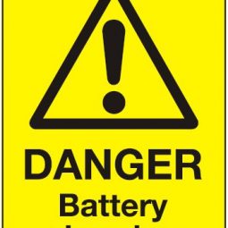 Danger Battery Charging