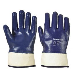Nitrile Safety Cuff Gloves