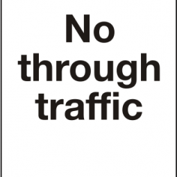 No Though Traffic
